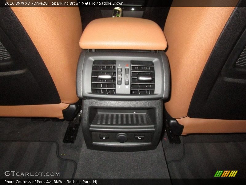 Sparkling Brown Metallic / Saddle Brown 2016 BMW X3 xDrive28i