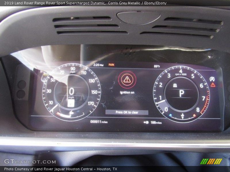 Corris Grey Metallic / Ebony/Ebony 2019 Land Rover Range Rover Sport Supercharged Dynamic