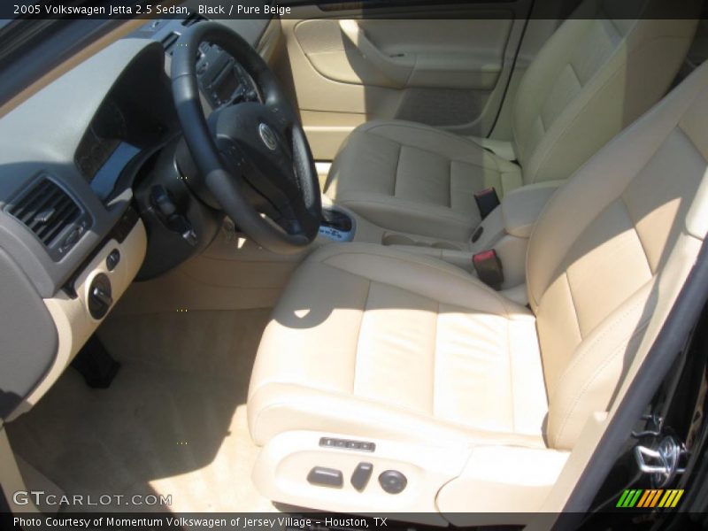 Black / Pure Beige 2005 Volkswagen Jetta 2.5 Sedan