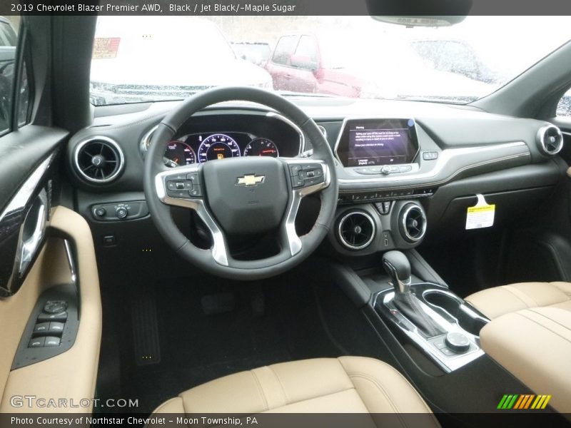  2019 Blazer Premier AWD Jet Black/­Maple Sugar Interior