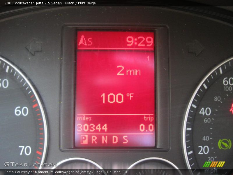 Black / Pure Beige 2005 Volkswagen Jetta 2.5 Sedan