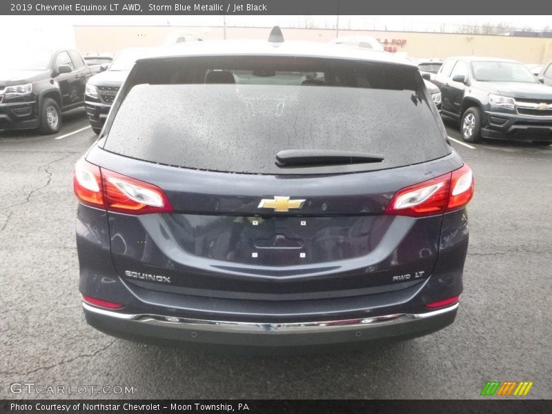 Storm Blue Metallic / Jet Black 2019 Chevrolet Equinox LT AWD