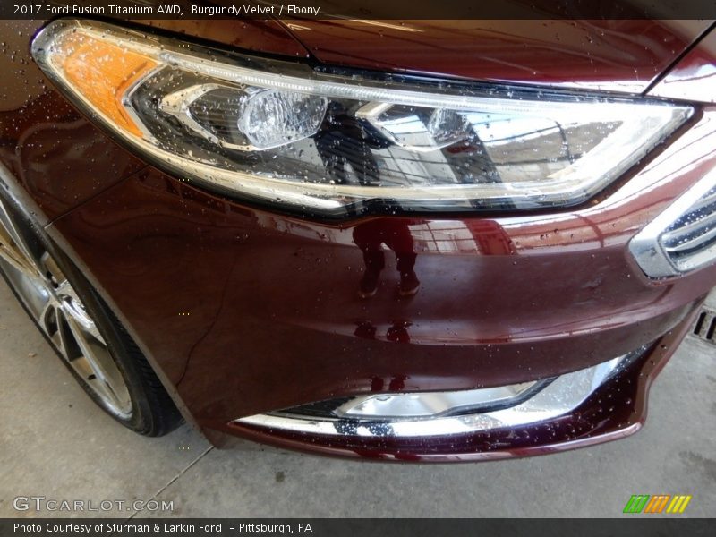 Burgundy Velvet / Ebony 2017 Ford Fusion Titanium AWD