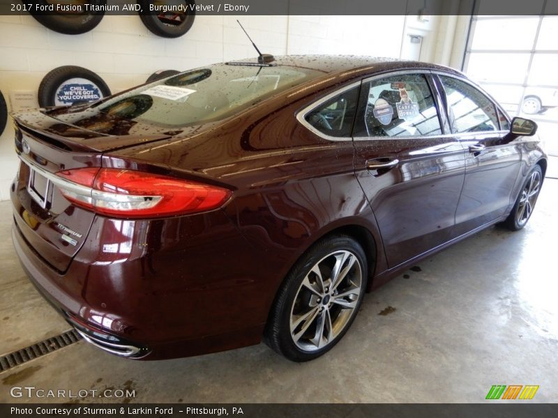 Burgundy Velvet / Ebony 2017 Ford Fusion Titanium AWD