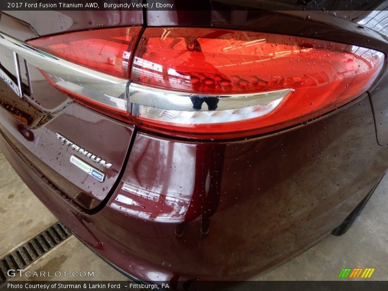 Burgundy Velvet / Ebony 2017 Ford Fusion Titanium AWD