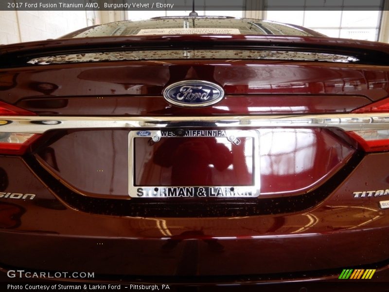 Burgundy Velvet / Ebony 2017 Ford Fusion Titanium AWD