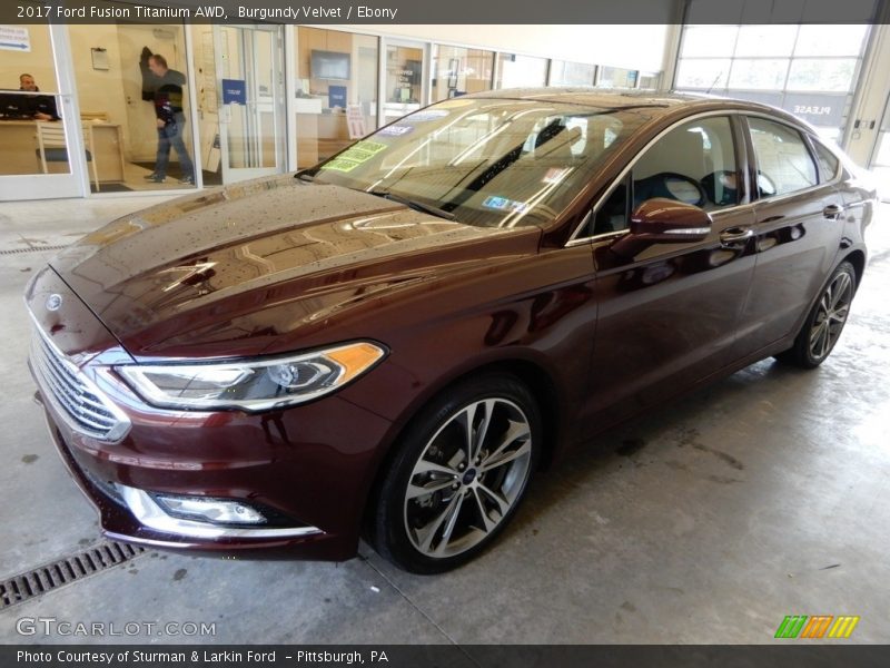 Burgundy Velvet / Ebony 2017 Ford Fusion Titanium AWD