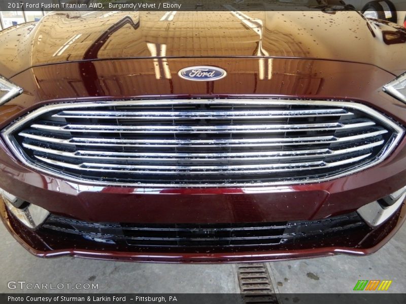 Burgundy Velvet / Ebony 2017 Ford Fusion Titanium AWD
