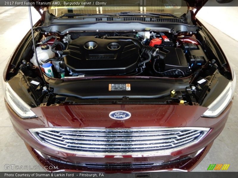 Burgundy Velvet / Ebony 2017 Ford Fusion Titanium AWD