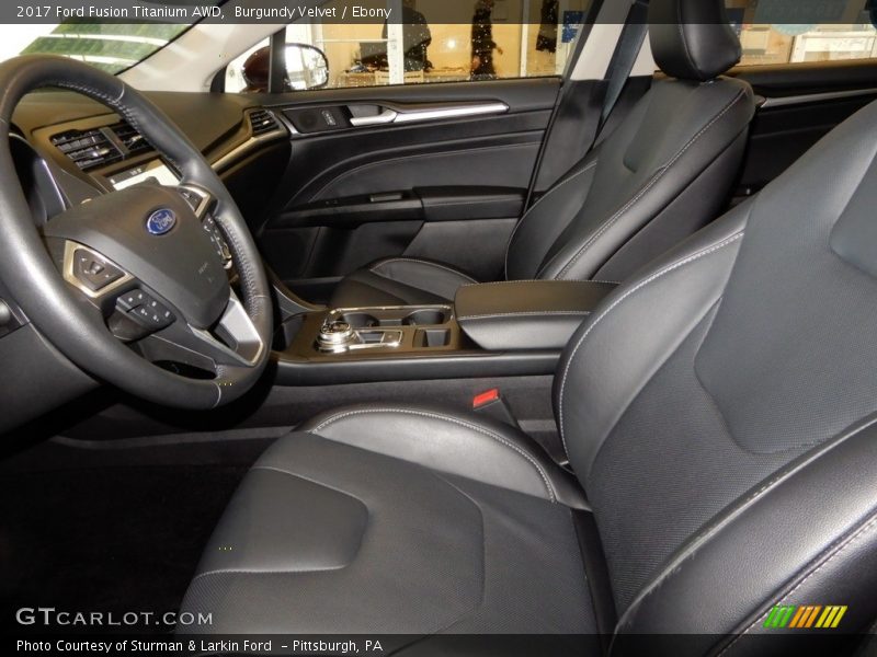 Burgundy Velvet / Ebony 2017 Ford Fusion Titanium AWD