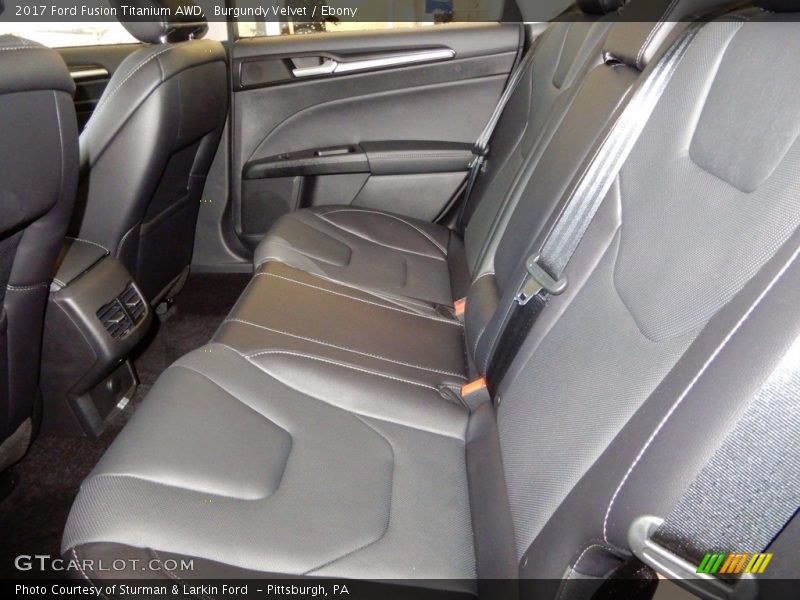 Burgundy Velvet / Ebony 2017 Ford Fusion Titanium AWD