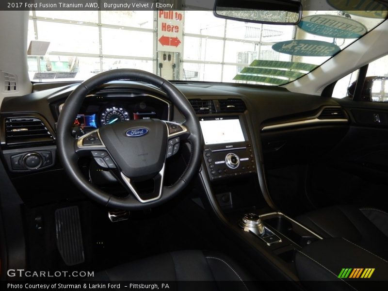 Burgundy Velvet / Ebony 2017 Ford Fusion Titanium AWD