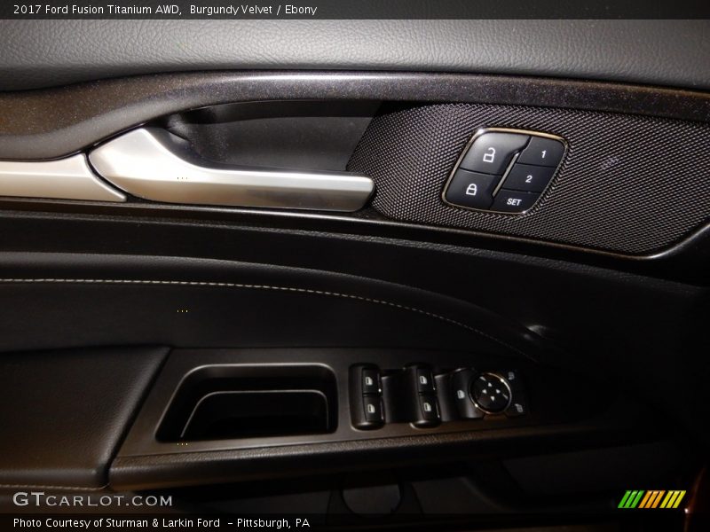 Burgundy Velvet / Ebony 2017 Ford Fusion Titanium AWD