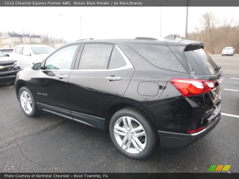 Mosaic Black Metallic / Jet Black/Brandy 2019 Chevrolet Equinox Premier AWD