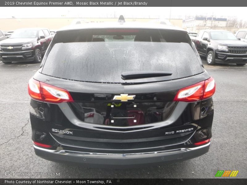 Mosaic Black Metallic / Jet Black/Brandy 2019 Chevrolet Equinox Premier AWD