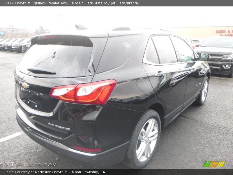 Mosaic Black Metallic / Jet Black/Brandy 2019 Chevrolet Equinox Premier AWD