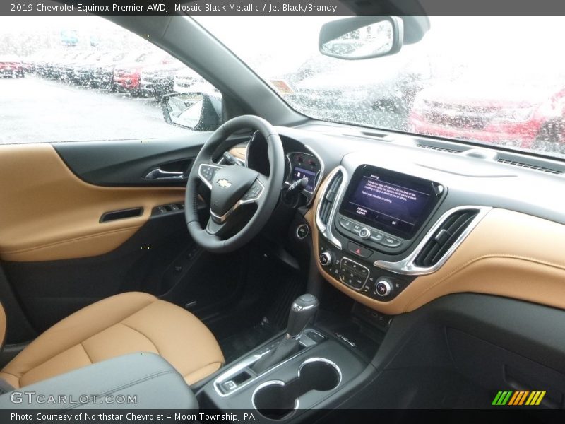 Mosaic Black Metallic / Jet Black/Brandy 2019 Chevrolet Equinox Premier AWD