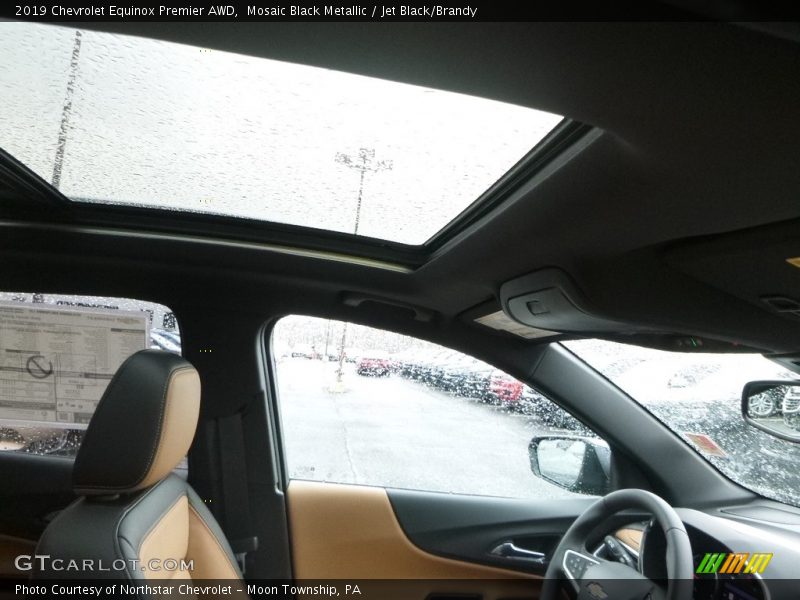 Mosaic Black Metallic / Jet Black/Brandy 2019 Chevrolet Equinox Premier AWD