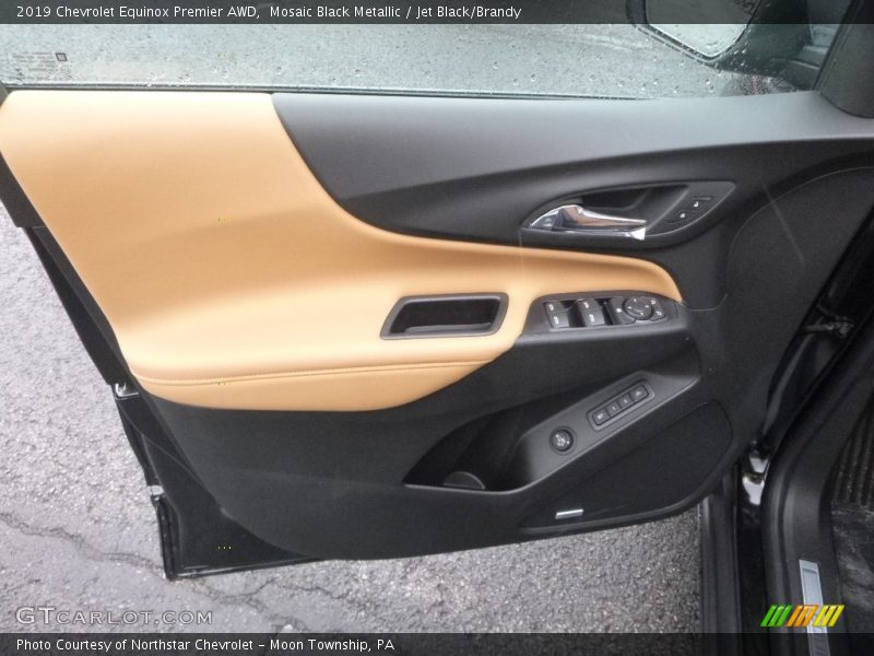 Mosaic Black Metallic / Jet Black/Brandy 2019 Chevrolet Equinox Premier AWD