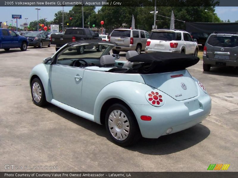 Aquarius Blue / Grey 2005 Volkswagen New Beetle GL Convertible