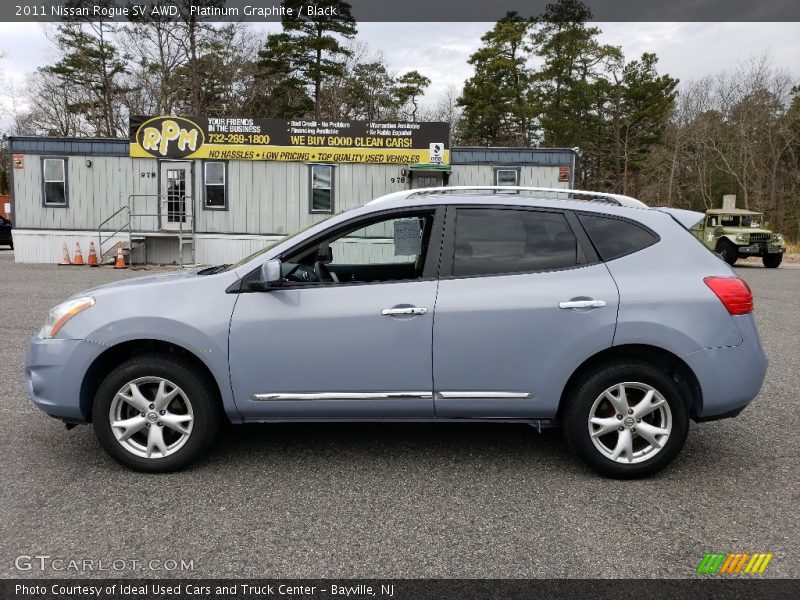 Platinum Graphite / Black 2011 Nissan Rogue SV AWD