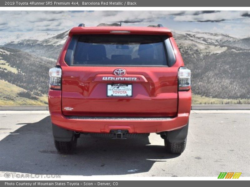 Barcelona Red Metallic / Black 2019 Toyota 4Runner SR5 Premium 4x4