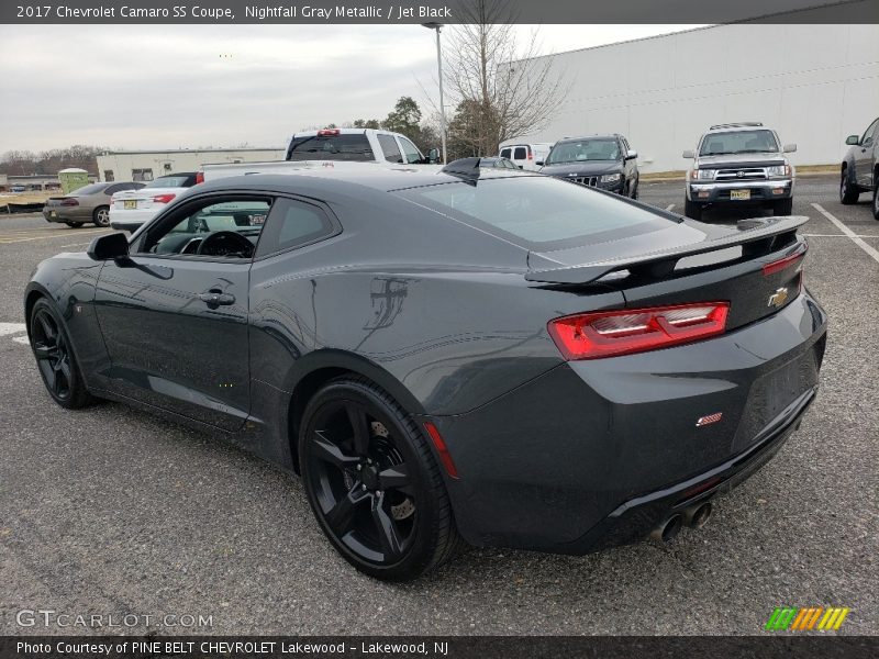 Nightfall Gray Metallic / Jet Black 2017 Chevrolet Camaro SS Coupe