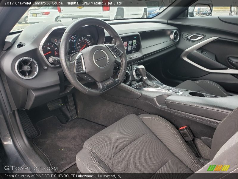 Nightfall Gray Metallic / Jet Black 2017 Chevrolet Camaro SS Coupe
