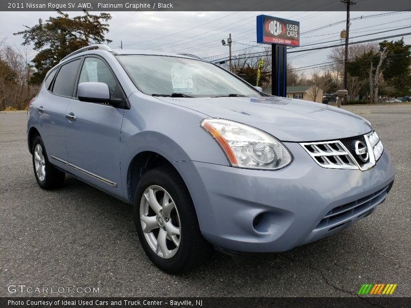 Platinum Graphite / Black 2011 Nissan Rogue SV AWD