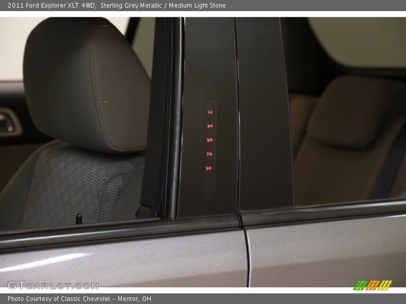 Sterling Grey Metallic / Medium Light Stone 2011 Ford Explorer XLT 4WD
