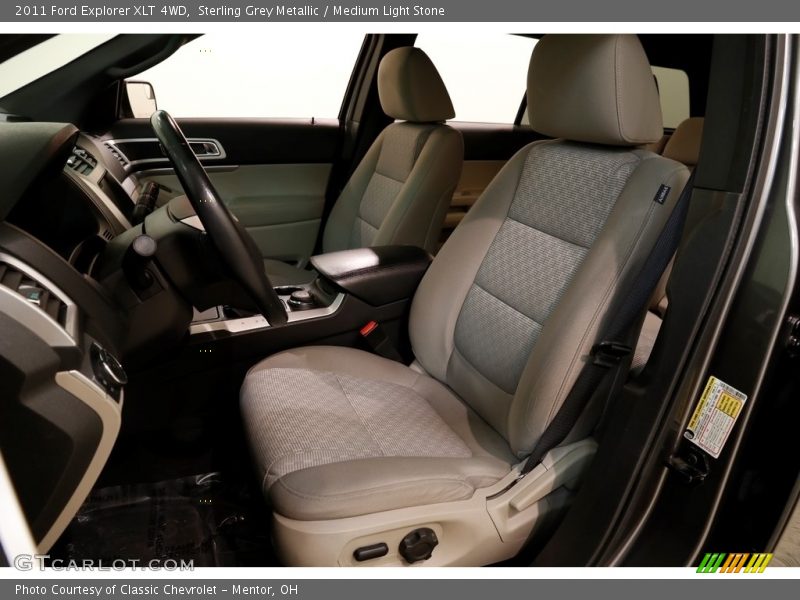 Sterling Grey Metallic / Medium Light Stone 2011 Ford Explorer XLT 4WD