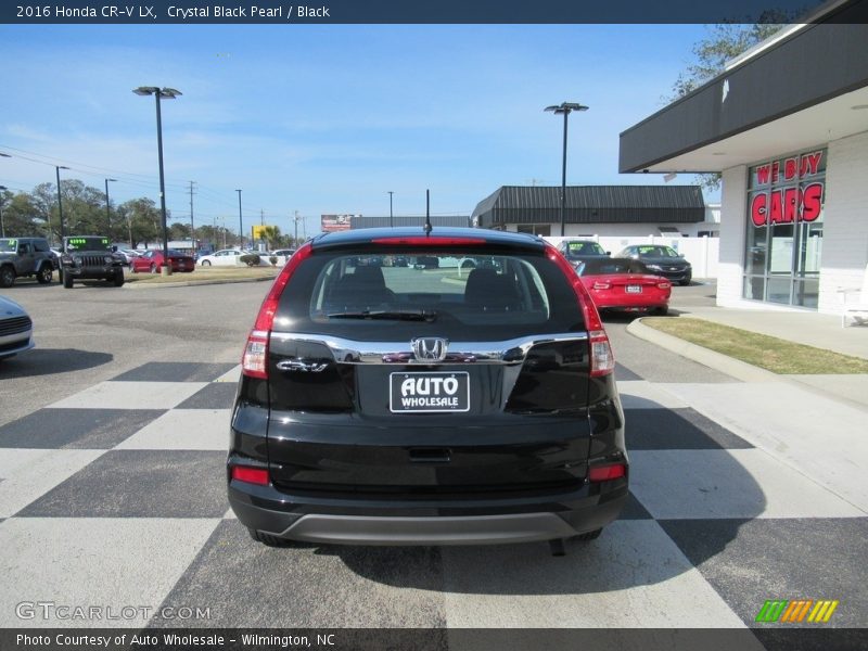 Crystal Black Pearl / Black 2016 Honda CR-V LX