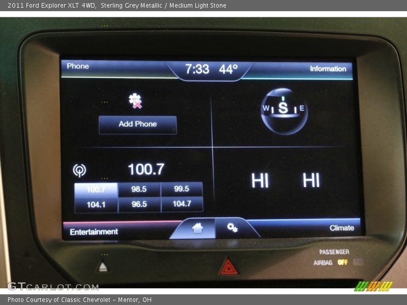 Sterling Grey Metallic / Medium Light Stone 2011 Ford Explorer XLT 4WD