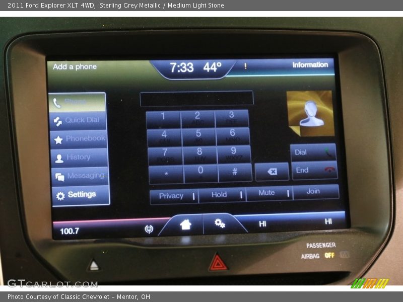 Sterling Grey Metallic / Medium Light Stone 2011 Ford Explorer XLT 4WD