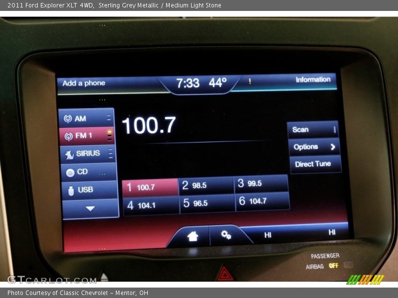 Sterling Grey Metallic / Medium Light Stone 2011 Ford Explorer XLT 4WD