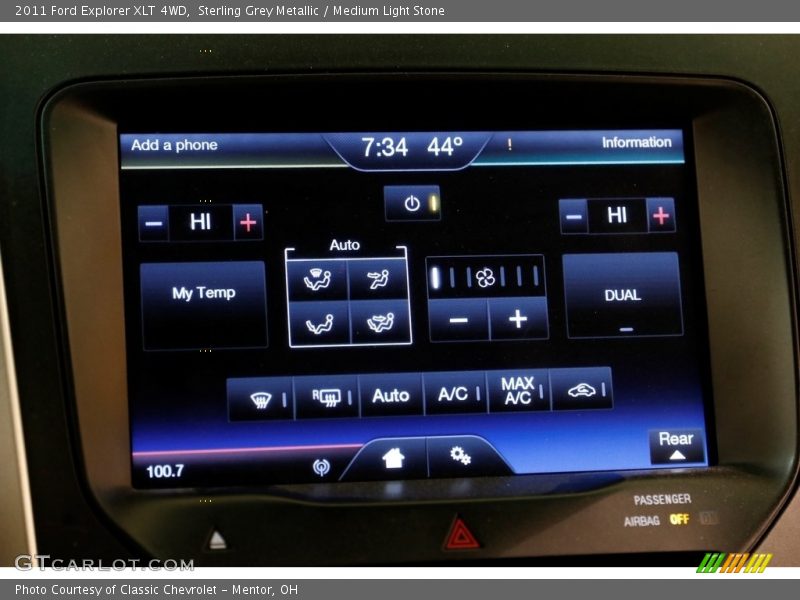 Sterling Grey Metallic / Medium Light Stone 2011 Ford Explorer XLT 4WD