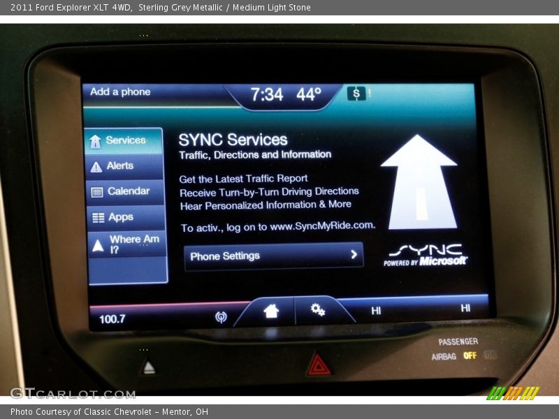 Sterling Grey Metallic / Medium Light Stone 2011 Ford Explorer XLT 4WD