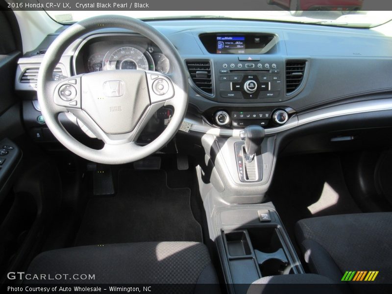 Crystal Black Pearl / Black 2016 Honda CR-V LX