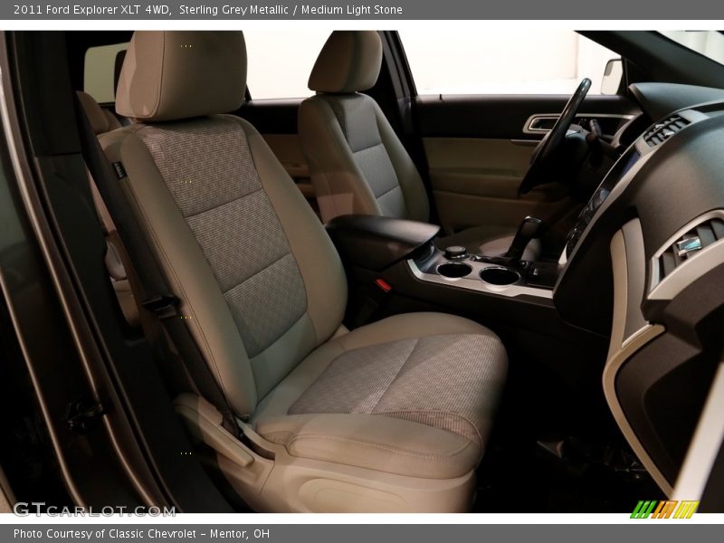 Sterling Grey Metallic / Medium Light Stone 2011 Ford Explorer XLT 4WD