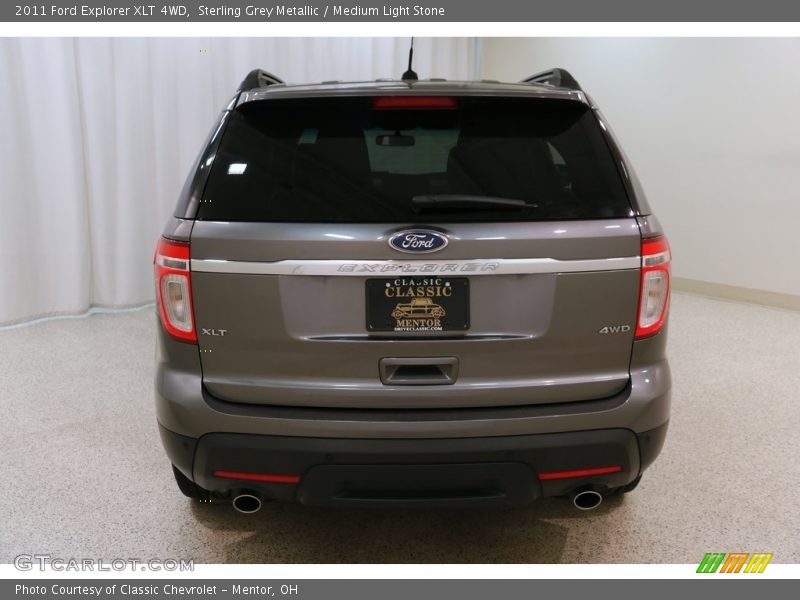 Sterling Grey Metallic / Medium Light Stone 2011 Ford Explorer XLT 4WD