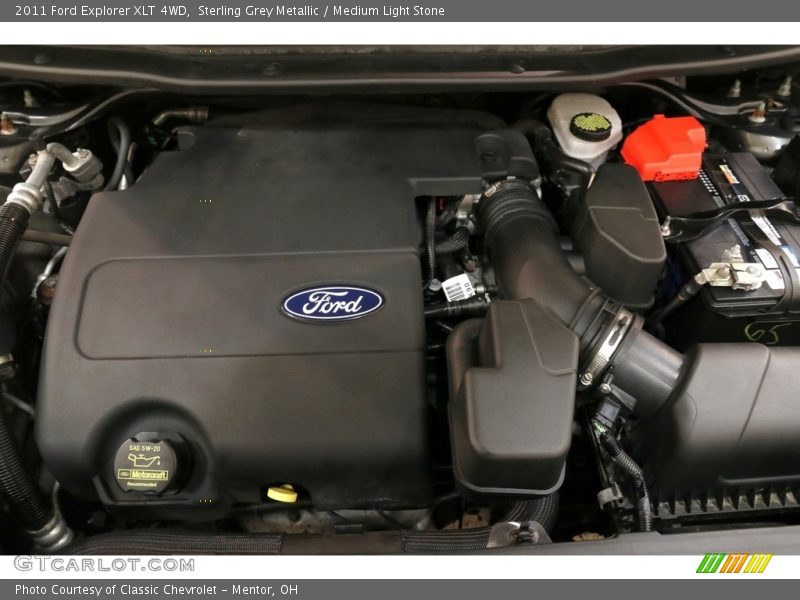 Sterling Grey Metallic / Medium Light Stone 2011 Ford Explorer XLT 4WD