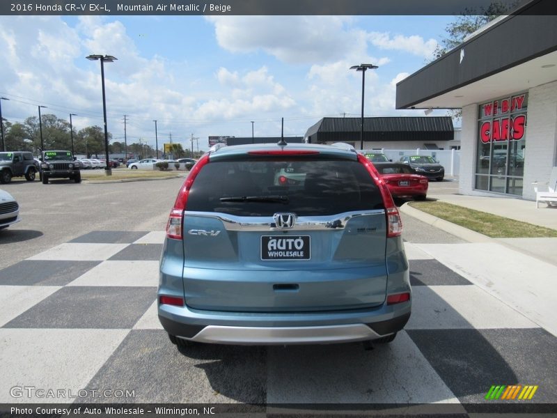 Mountain Air Metallic / Beige 2016 Honda CR-V EX-L