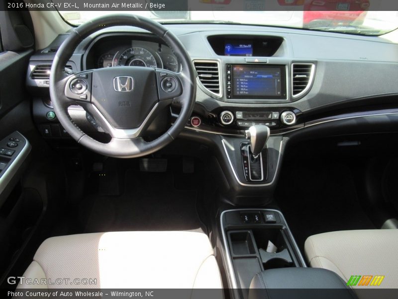 Mountain Air Metallic / Beige 2016 Honda CR-V EX-L