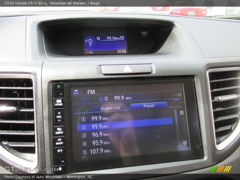 Mountain Air Metallic / Beige 2016 Honda CR-V EX-L