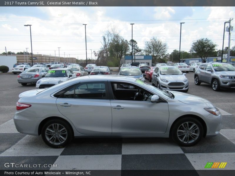 Celestial Silver Metallic / Black 2017 Toyota Camry SE