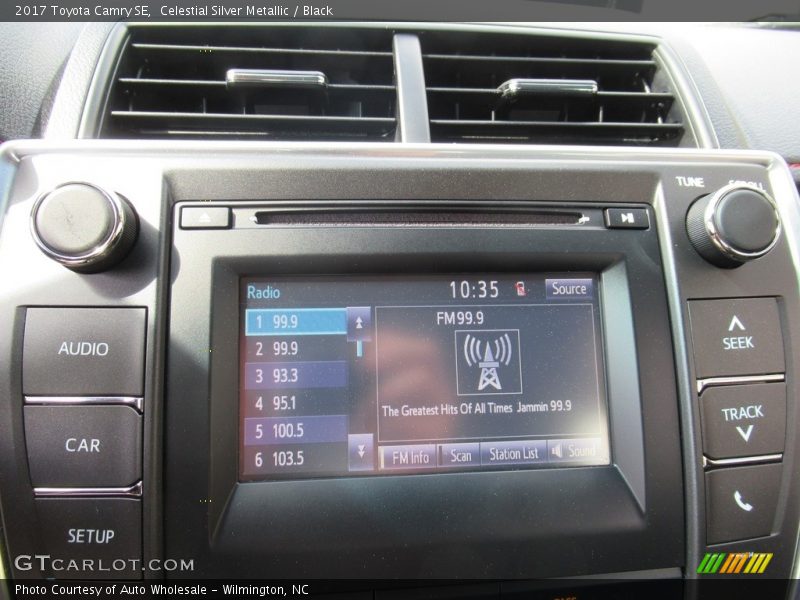 Celestial Silver Metallic / Black 2017 Toyota Camry SE