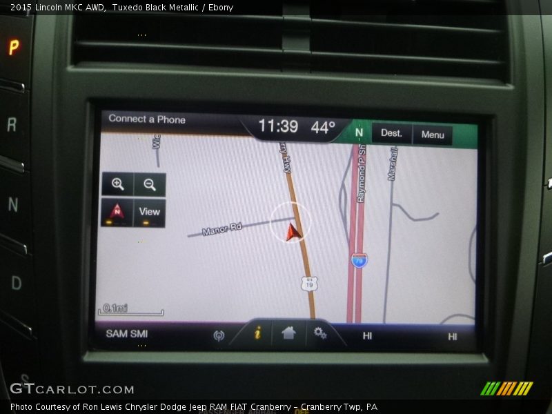 Tuxedo Black Metallic / Ebony 2015 Lincoln MKC AWD