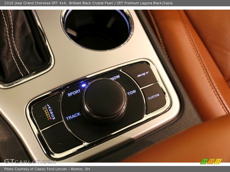 Controls of 2016 Grand Cherokee SRT 4x4