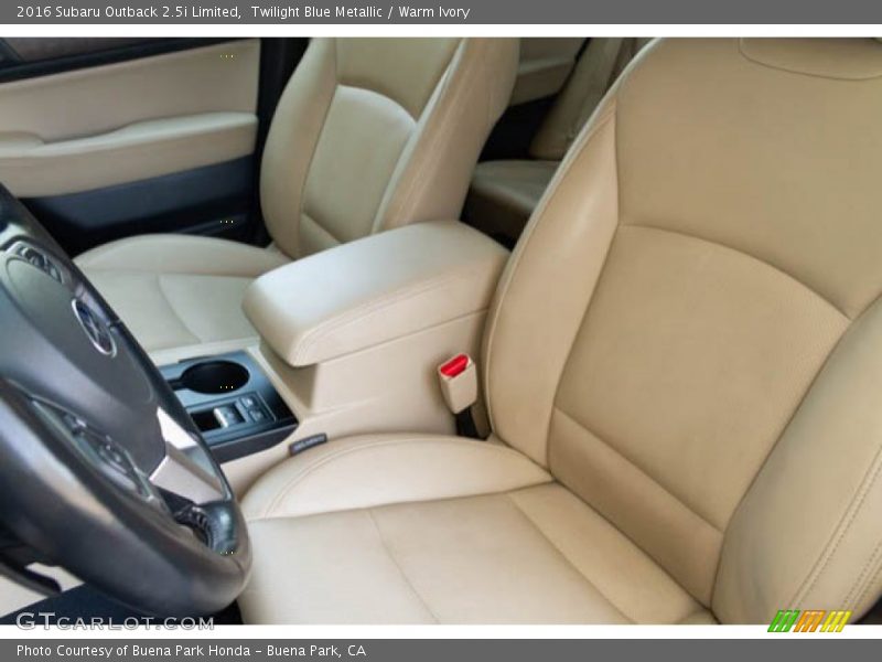 Twilight Blue Metallic / Warm Ivory 2016 Subaru Outback 2.5i Limited
