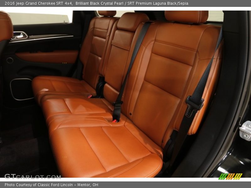 Rear Seat of 2016 Grand Cherokee SRT 4x4